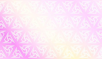 Vector Design. Illustration With Triangles Line. Modern Decorative Background. Pastel gradient color
