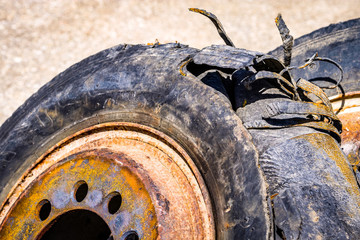 old tires