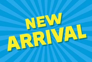 新着、新入荷のポップデザイン