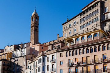 Fototapeta na wymiar view of the ancient town of tarazona