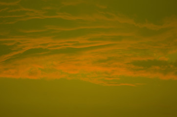 Cloudy abstract background. Sunset colors