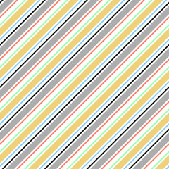 Abstract vector seamless pattern with vertical parallel stripes. Colorful pastel background can be used for kids room or wrapping paper. Vintage and retro style print for interior or fabric design