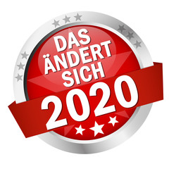 Button with Banner that changes in 2020 (in german)