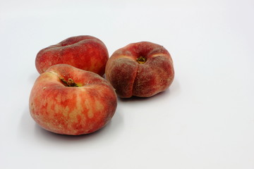 Flat peaches