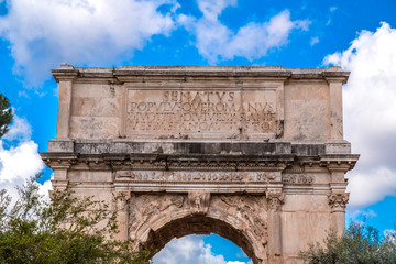 Obraz premium Roman Forum, the Arch of Titus