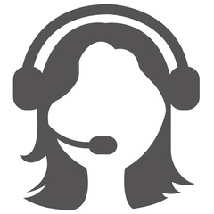 Flat filled operator icon. Vector icon.