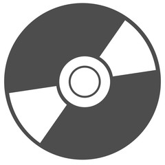 DVD standard data disc. Vector icon.