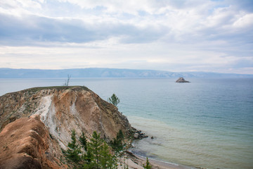 Fototapeta na wymiar Lake Baikal Olkhon island in the summer