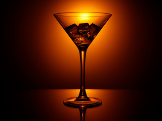 glass of martini