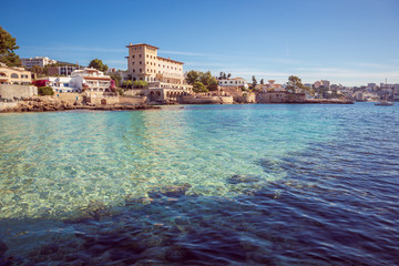 The coast of Mallorca