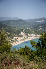 Fototapeta na wymiar Sea view in greece