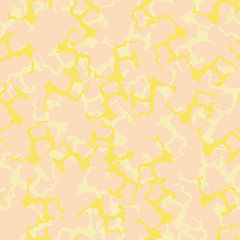 Desert UFO camouflage of various shades of beige and yellow colors