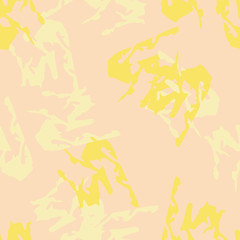 Desert UFO camouflage of various shades of beige and yellow colors