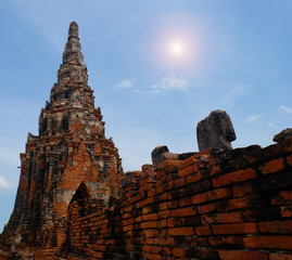 Fototapeta na wymiar World heritage sites in thailand