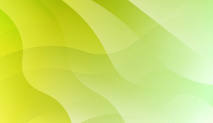 Abstract Wavy Background. For Futuristic Ad, Booklets. Vector Illustration with Color Gradient.