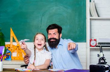 we are the team. daughter study with father. Teachers day. knowledge day. Home schooling. private...