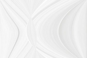 White background 3 d with elements of waves in a fantastic abstract design, the texture of the lines in a modern style for wallpaper. Light gray template for wedding ceremony or business presentation.