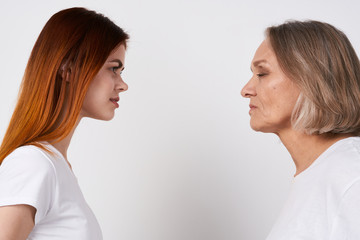 woman and man looking at camera