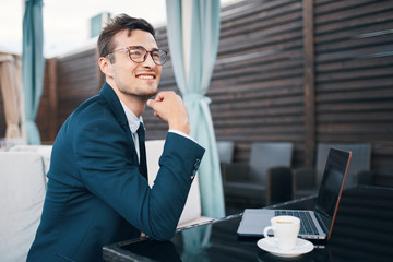 businessman talking on the phone