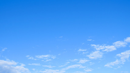 blue sky and white clouds. clouds against blue sky background