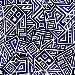 Creative Geometric Vector Seamless Pattern