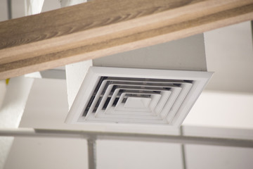 Air duct in square shape.