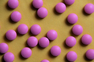 background of colorful pills