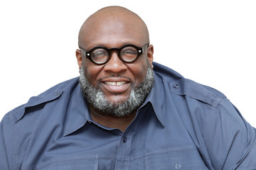 Obraz premium Portrait of an expressive African American male model