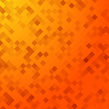 Orange Pixel Background