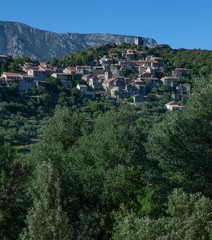 Fototapeta na wymiar Vieussan Languedoc France