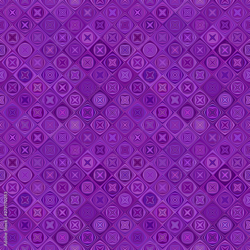 Poster purple abstract diagonal curved shape mosaic pattern background - seamless design