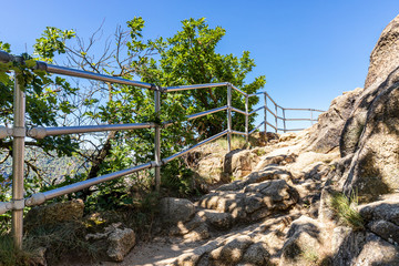 Fototapeta premium Harzlandschaft Bodetal im Sommer