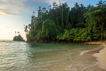The beach in Papua New Guinea