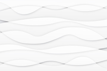 Abstract gray and white background with wave pattern
