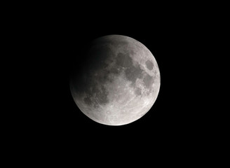 Partial Lunar eclipse visible at Bahrain on 16-17 July 2019