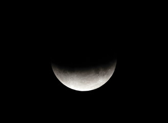 Partial Lunar eclipse visible at Bahrain on 16-17 July 2019