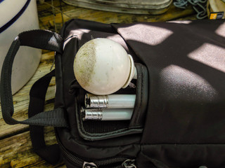 white cane travel bag