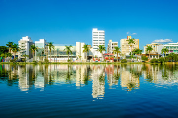 Fototapeta na wymiar Panoramic view of Sete Lagoas ( Seven Lakes ) .City in Brazil. State of MInas Gerais .