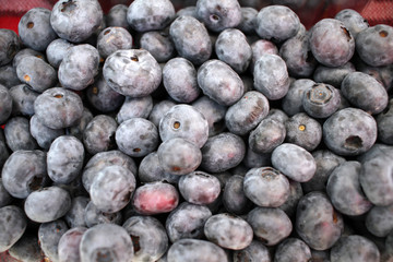 Blueberry. Blueberries background texture. Full frame of fruits. Vitamins and diet concept. Healthy eating. Vegetarian.