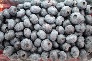 Blueberry. Blueberries background texture. Full frame of fruits. Vitamins and diet concept. Healthy eating. Vegetarian.