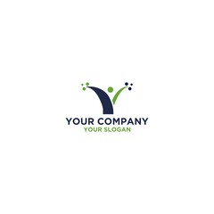 Y People Training Logo Design Vector