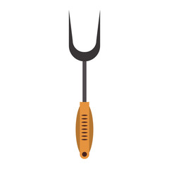 Fork barbecue and kitchen utensil