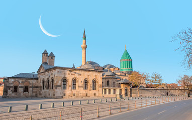 Obraz premium Mevlana museum mosque in Konya, Turkey