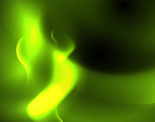 Shiny neon geometric waves template