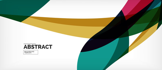 Linear wave web template. Vector illustration bright design. Decorative print. Decorative backdrop vector. Vector business illustration