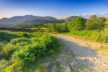Early evening in Cumbria, England
