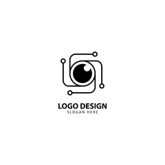 Digital Camera Logo Design Template