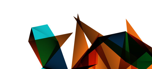 Flyer on white backdrop. Simple design background. Retro style background