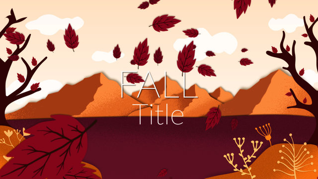Autumnal Foliage Title