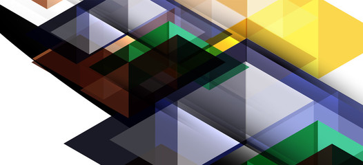 Abstract concept triangle graphic element. Technology background. Banner, poster template